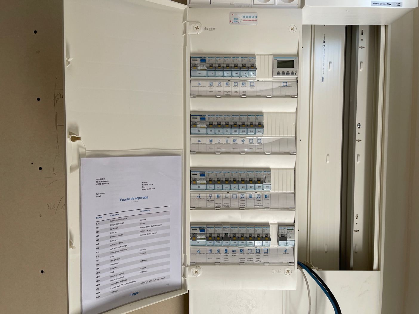 Installation électrique complète à Pujols-sur-Ciron-1